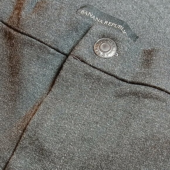BANANA REPUBLIC Dark Gray Ponte Stretch Dress Pants NWOT - Picture 8 of 10
